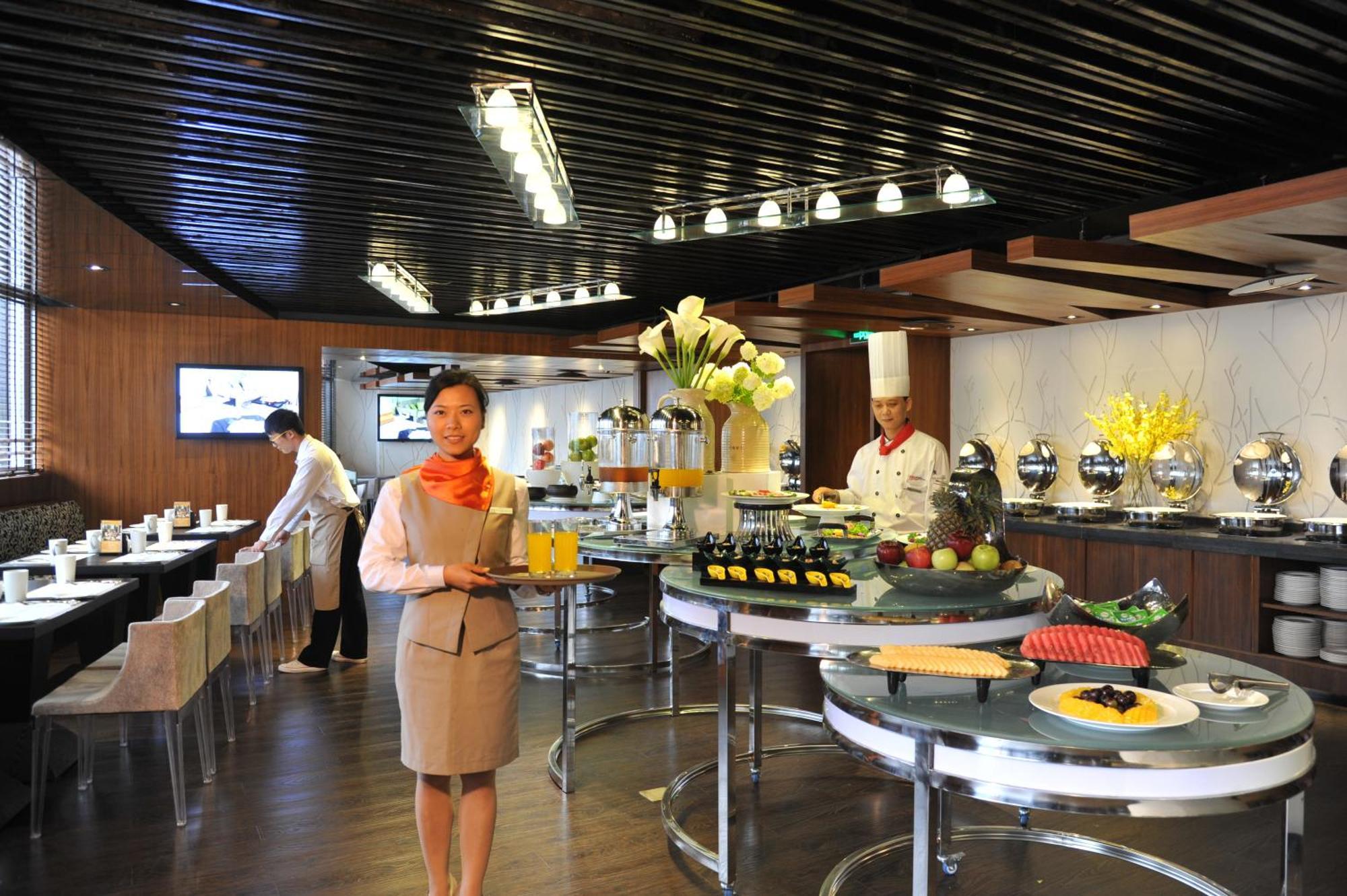 重庆江北观音桥高悦酒店地铁站店 Buitenkant foto